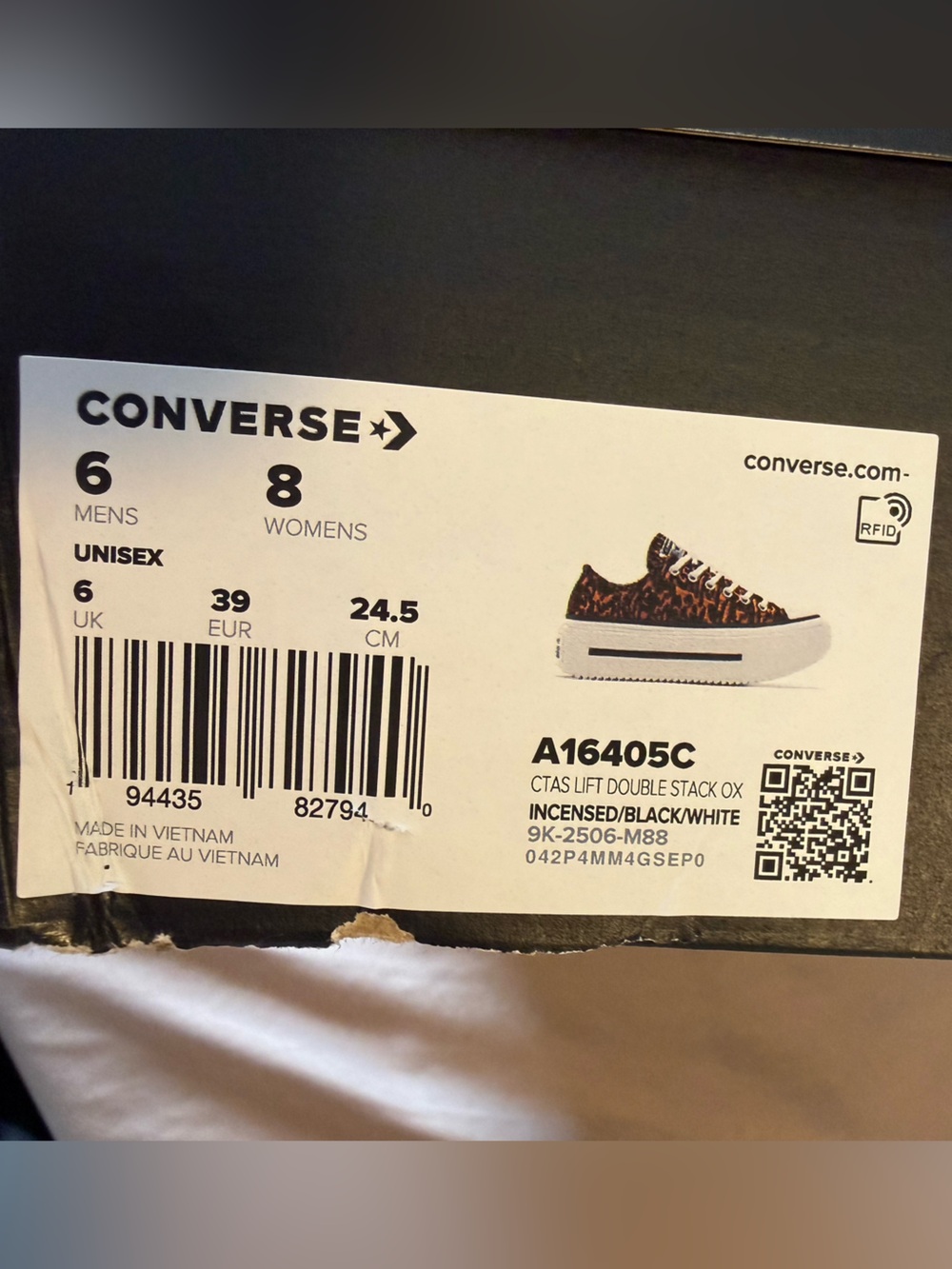 Converse Low Top Platform Sneakers in Leopard Print - Picture 6 of 7